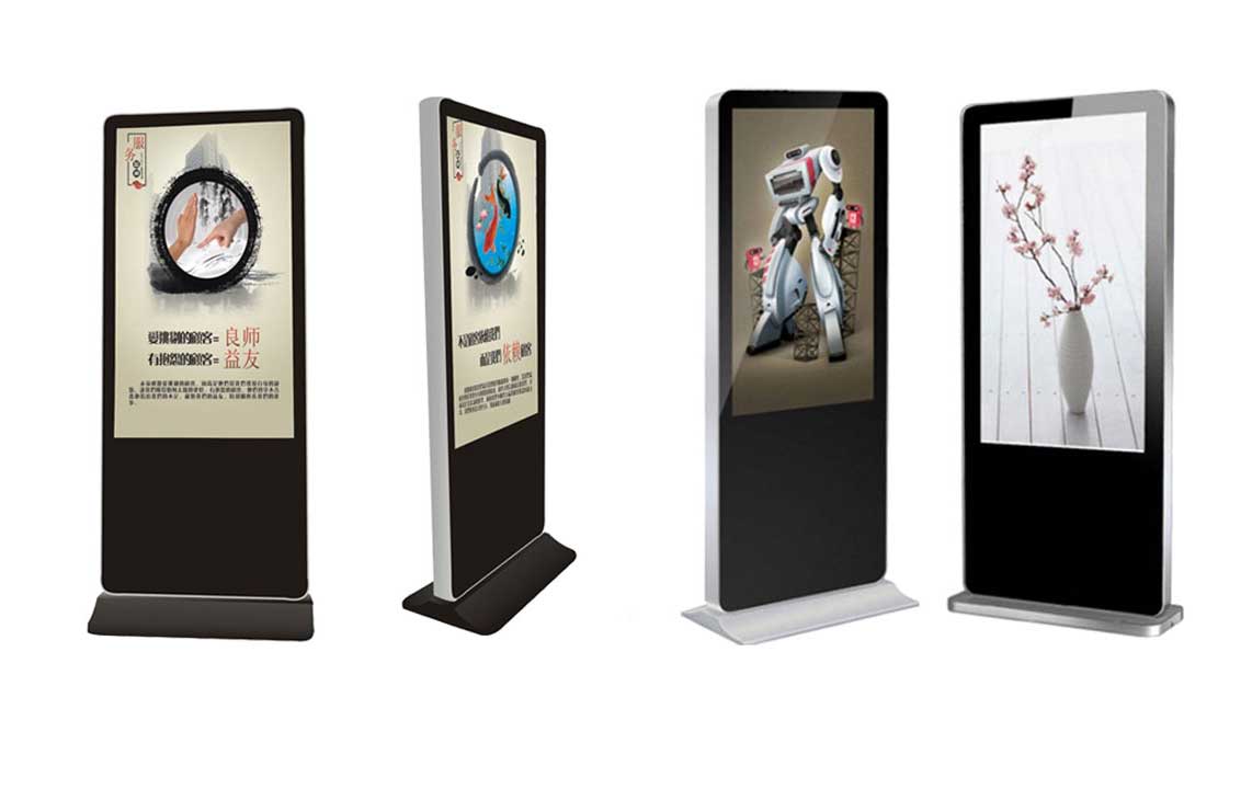 Outdoor vertical/floor standing advertising machine